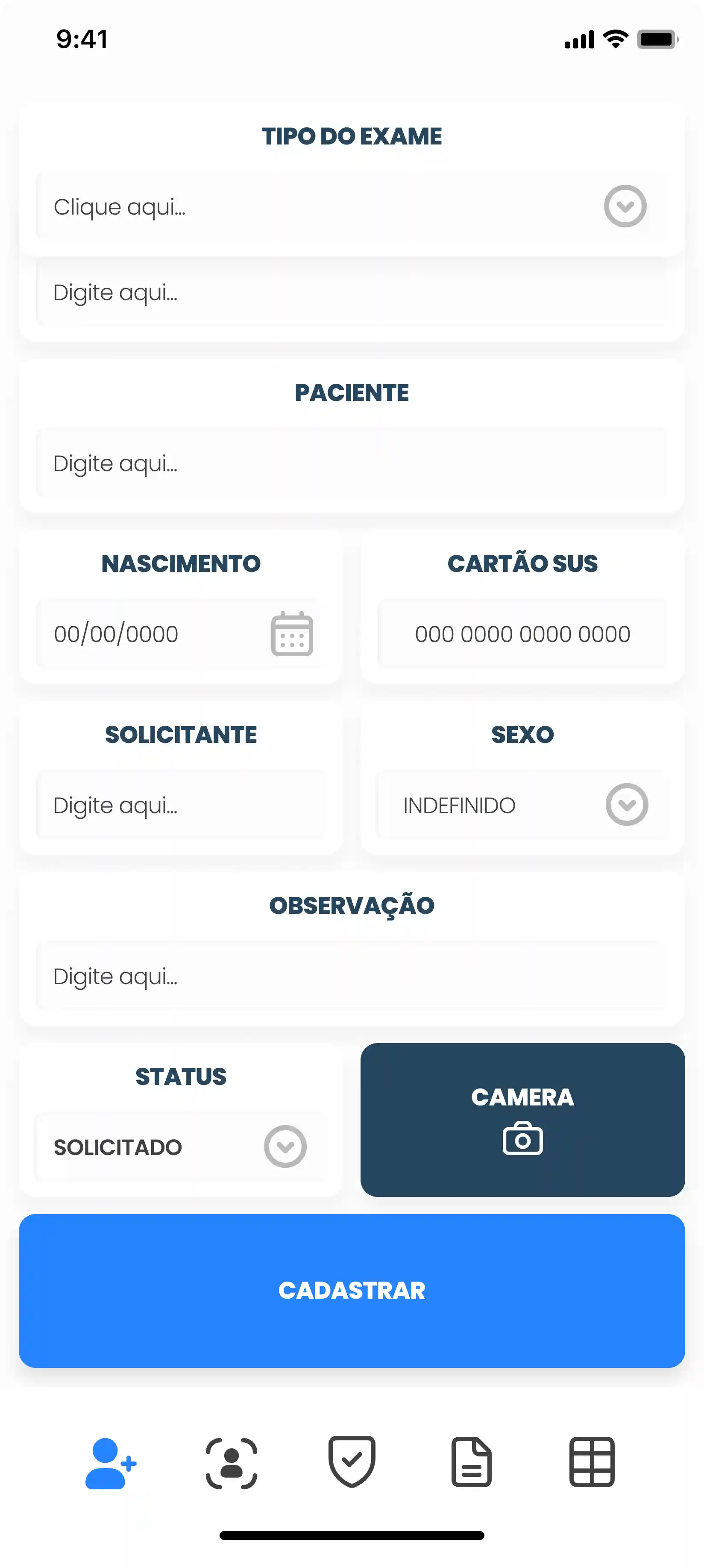 Mockup 1 da versão V1