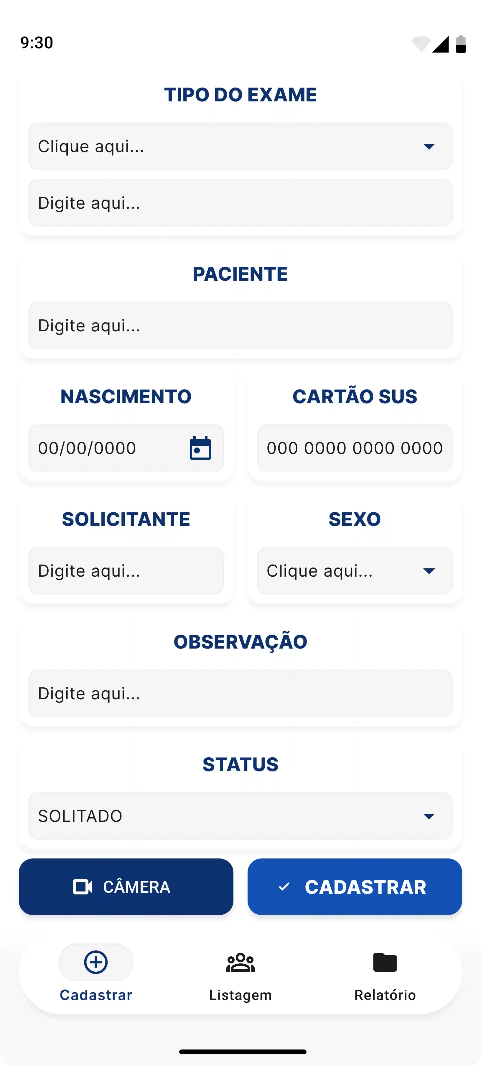 Mockup 1 da versão V2