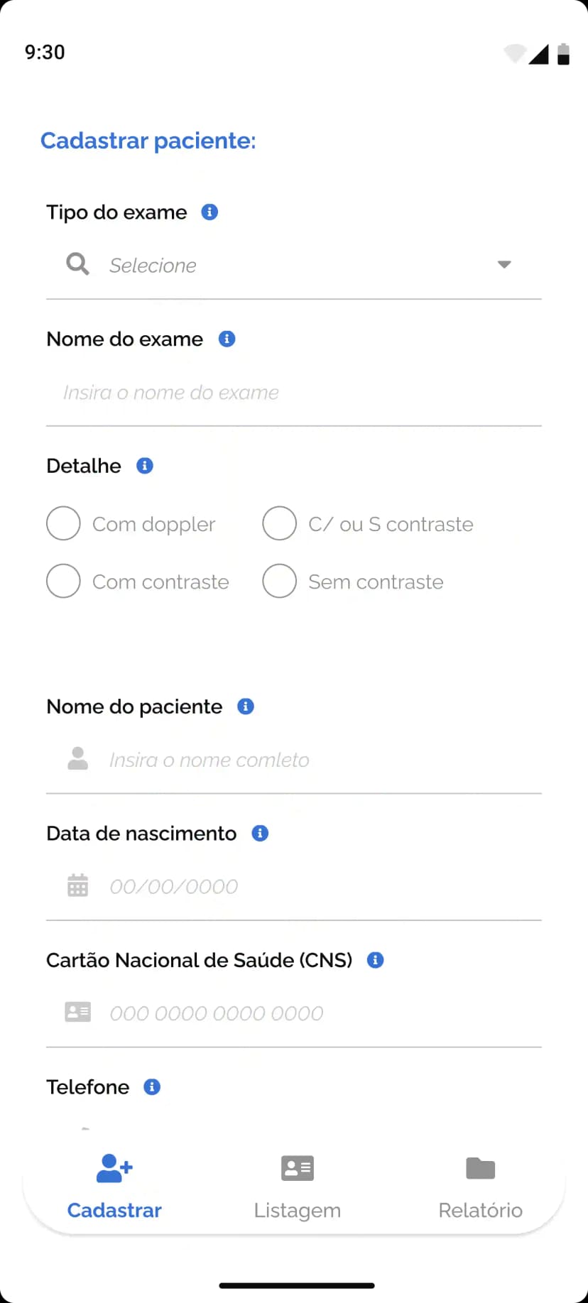 Interface da versão V3